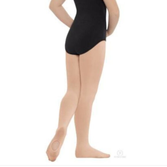 Euroskins Kids' Convertible Ballet Tights - S/M - Picture 1 of 8